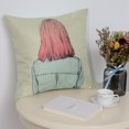 thumbnail image 2 of Funda de almohada de vellón artística para el hogar y el automóvil, 45 x 45 cm, diseño moderno, sin relleno, estilo n.º 5, 2 of 3