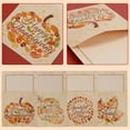 thumbnail image 6 of EastVita 120PCs Set Paper Plates and Napkins Cup Disposable Dinnerware Set for 24 guests Party Supplies happy thanksgiving Autumn Tableware Set in Elegant Gold Foil Fall Design, 6 of 9