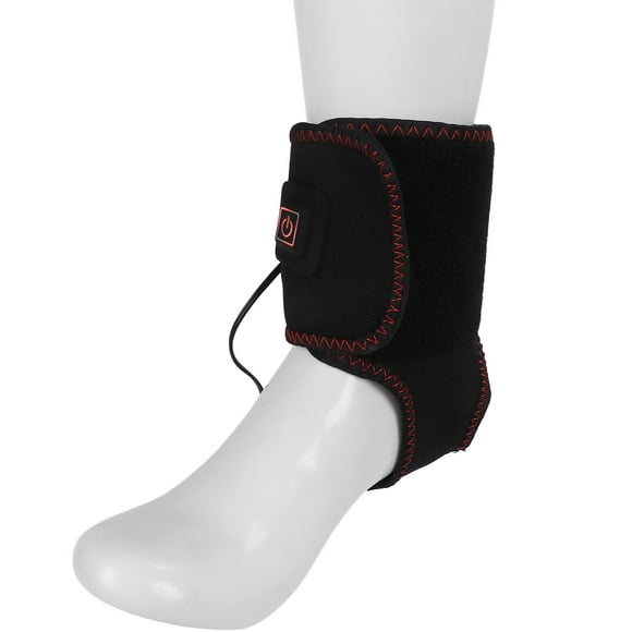 Hot Therapy Foot Wrap, USB Cable Promote Blood Circulation Heated Foot Ankle Brace Wraps 3 Gears Temperature Pain Relief For Achilles Tendinitis