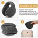 thumbnail image 3 of 2pcs foldable ear cups adjustable knitted ear cups with fleece winter ear cups, 3 of 4