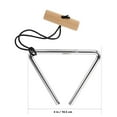 thumbnail image 2 of LABSERRON Tar Musical Instrument Triangle Bell for Beginners 1Pack, 2 of 6