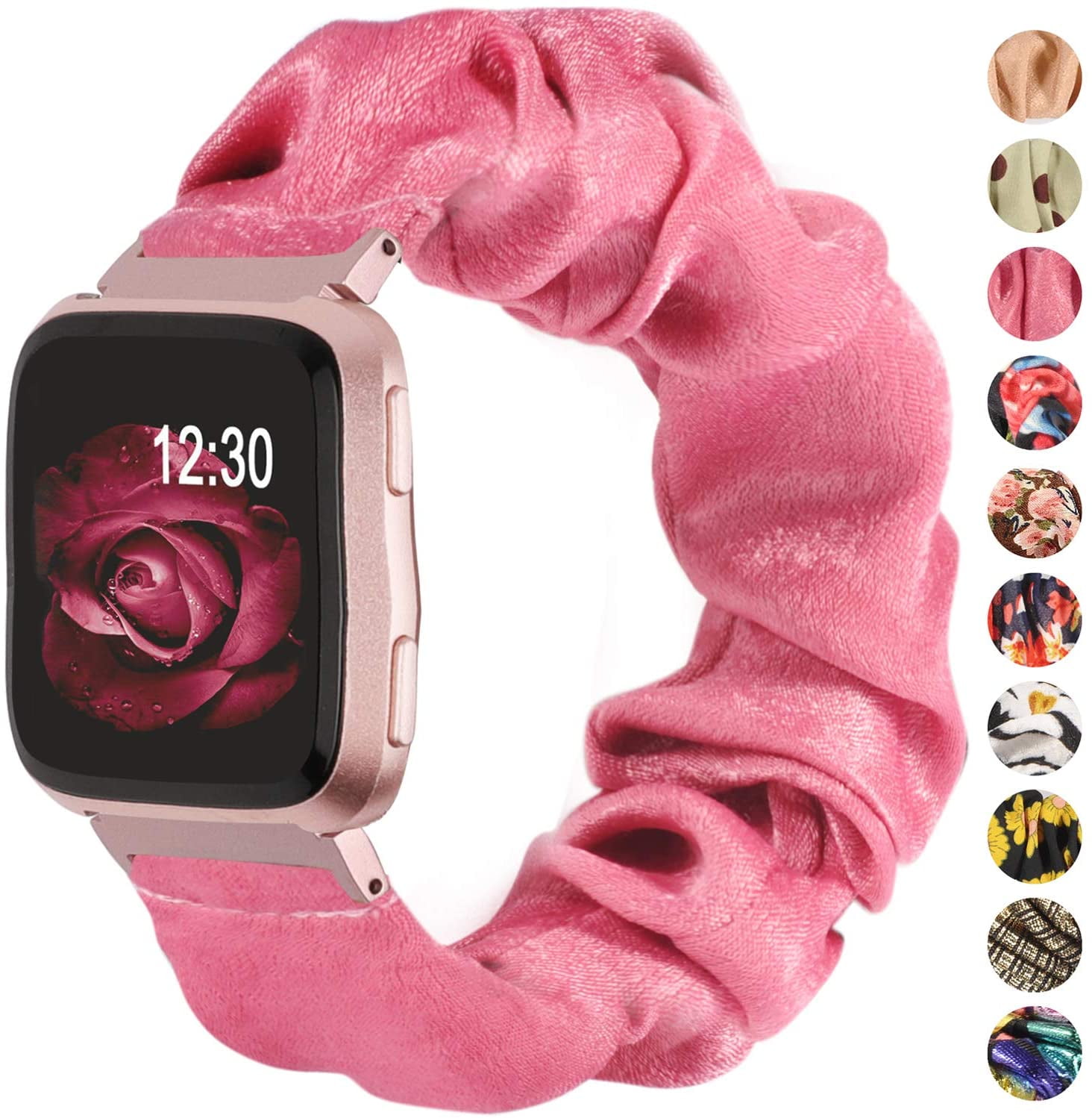 scrunchie fitbit versa band