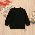 thumbnail image 6 of Douhoow Little Boy Autumn Sweatshirt Letter Print Crewneck Casual Long Sleeve Pullover,Black, 6 of 9