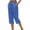 Blue#2, variant on Cotton Capri Pants for Women Casual Loose Capri Leggings with Pockets Drawstring Fitness Solid Color Womens Work Out Pants S-2XL