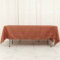 thumbnail image 6 of Efavormart 60" X 102" - Terracotta Accordion Crinkle Taffeta Rectangular Table Cover - Perfect for Wedding Ceremonies, Parties, Upscale Occasions, Birthday Celebrations, and Any Special Event, 6 of 11