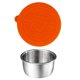 thumbnail image 4 of Contenedor de salsa Taza De Salsa De Inmersión De Acero Inoxidable Con Tapa Para El Hogar Al Aire Libre Naranja Magideal Contenedor de salsa, 4 of 7