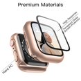 thumbnail image 6 of JETech Case with Screen Protector Compatible with Apple Watch SE (2022/2020) /Series 6 5 4 44mm, Overall Protective Cover, Built-in Tempered Glass Film High Sensitivity, 2 Pack (Gold), 6 of 6