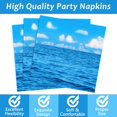 thumbnail image 4 of Juego de servilletas Dishware CHUNNIN Ocean Blue Sky Plates, 96 unidades, 4 of 7