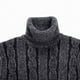 thumbnail image 3 of pstuiky manga larga para hombre, Suéter de punto de manga larga con cuello alto y moda informal para hombre Tops de hombre l, 3 of 5