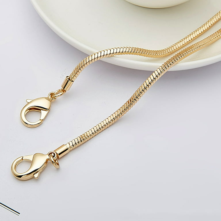 OAikor Metal Flat Chunky Chain Strap Replacement for Purse Shoulder Bag Handbag Straps Accessories 47 120 cm (Copper Golden)
