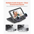 thumbnail image 4 of VEVOR Lecteur DVD Portable Écran Pivotant HD 10.1 Pouces 4 Heures Batterie Intégrée, 4 of 9