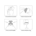 thumbnail image 3 of Soporte Para Vino De Ducha, Soporte Para Copa De Vino De Diseño Compacto Simple De 2 Piezas De Plástico Resistente Para La Familia, 3 of 7