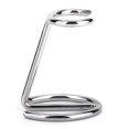 thumbnail image 1 of Soporte para brochas de afeitar, de acero inoxidable, duradero, de tamao estándar, antioxidante, moderno, para brochas de afeitar, para salón para afeitado personal diario y herramienta de barbero LHCER Soporte para brochas de afeitar, 1 of 9