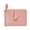 Pink, variant on YOUSNH Fashion Autumn Women Purse Ultra Thin Short Compact Multi Card Wallet Zipper Card Buckle Design Wallet Pink