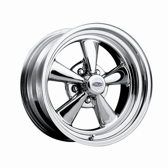 15x10 Cragar 61C S/S Chrome Plated Two-Piece Composite Wheel 5x4.75 (-32mm)
