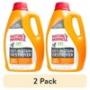 (2 pack) Nature’s Miracle Oxy Formula Set-In Stain Destroyer for Dogs, Orange Scent, 1 gal