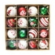 thumbnail image 3 of Xihbxyly Ofertas Diarias Del Día Prime Solo Hoy Juego de Caja de Regalo con Colgante Árbol de Navidad 16 Piezas/6 Cm con Bolas de Navidad y Bolas Galvanizadas Rojas y Blancas para Decoración Navideña, 3 of 5