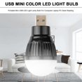 thumbnail image 3 of Ampoule USB Portable Multifonction Mini Lampe LED 3w Lumière d'Urgence, 3 of 5