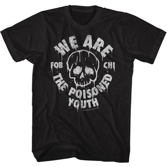 Fall Out Boy Poisoned Youth Black Adult T-Shirt