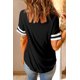 thumbnail image 1 of ABPHQTO Camiseta con gráfico Just Breathe de diente de león negro para mujer, 1 of 5