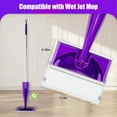 thumbnail image 2 of EEEkit 30pcs Disposable Mop Pad Refills Fit for Swiffer Wet Jet Spray Mop, Dry & Wet Mopping Pad for Floor Cleaning, 2 of 7