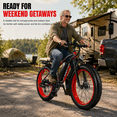 thumbnail image 3 of EOEOTWO 26" All-Terrain Fat Tire Electric Mountain Bike for Adults, 750W Motor, 28 MPH, 48V 15Ah Battery, 60-Mile Range, UL 2849 Certified, 3 of 13