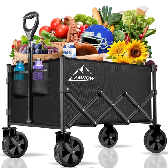 Carrito Utilitario Plegable AMNOW 146x45x96 cm Capacidad 72 kg
