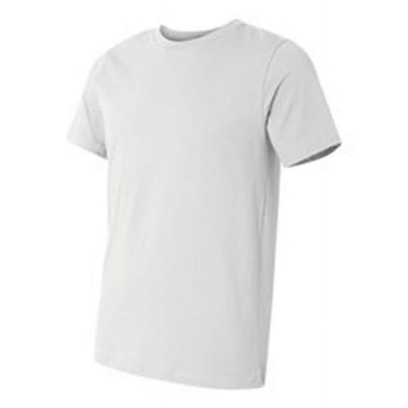 Bella-Canvas C3001U Unisex Jersey Short Sleeve Tee, White - Small