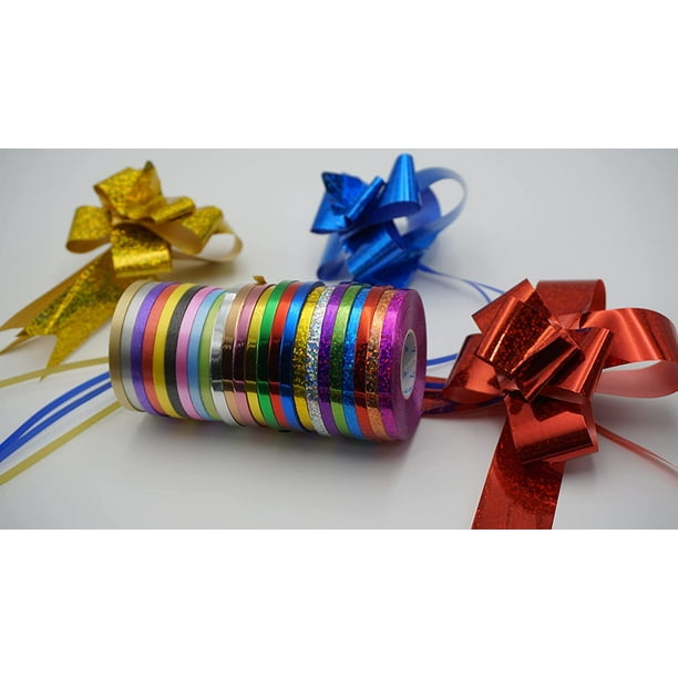  15 Rolls Curling Ribbon for Gift Wrapping, Assorted