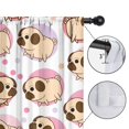thumbnail image 4 of Blackout Kids Curtains,Cartoon Pug Dog Childrens Insulated Curtains Set Of 2,Bedroom Essentials,Toddler Room Decor 52"x63"(132x160cm), 4 of 4