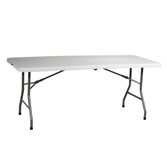 Office Star Products 6' Resin Center Fold Multi Purpose Table