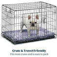 thumbnail image 2 of PELZIN Stoutwool Indestructible Dog Bed - Fluffy Chew Proof Dog Crate Pad - Tough Kennel Pad for Aggressive Chewers - Washable, Ideal for Medium Breeds & Fits 30-Inch Crate - 29"x18", Jacaranda, 2 of 8
