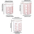 thumbnail image 3 of Juego de vasos medidores Ackers BORO3.3 de vidrio con alto contenido de borosilicato, 3 of 7