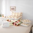 thumbnail image 6 of Homewish Funny Dachshund Dog 7-Piece Twin Bedding,Bow Cherry Bedding Comforter Set,Yellow,Pet Themed Decor,Polkadot Reversible, 6 of 8