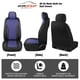 thumbnail image 3 of Fundas para asientos de coche CAROMOP, lujosas, de piel sintética, transpirable, espuma 3D, 3 of 8