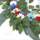 thumbnail image 3 of 20in Patriotic Flower Wreath Bright Vivid Colors Durable Material Widely Used 4th of July Wreath for Party Bedroom Garden, 3 of 3