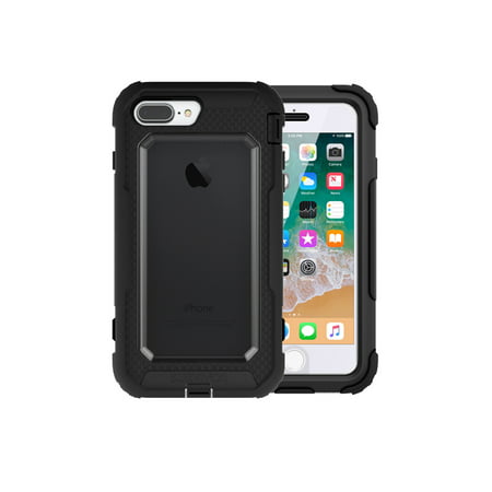 Griffin, iPhone 8 Plus Rugged Case, Survivor All-Terrain with Belt Clip, Impact Resistant, 10 ft drop protection,