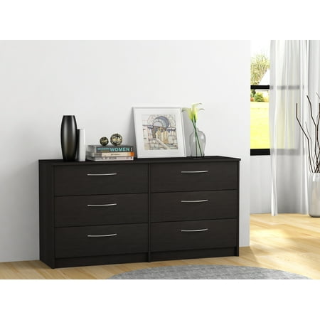 Homestar Finch Collection 6 Drawer Dresser Walmart Com