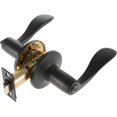 thumbnail image 1 of Jaen Wave Lever Privacy Lockset, Iron Black, 1 of 1