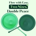 thumbnail image 5 of Shordy Reusable Menstrual Disc, Set of 2 (Size - Small & Large) with Pouch, upto 12 Hours Use, Tampon and Pad Alternative, Green Period Discs, 5 of 8