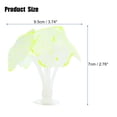 thumbnail image 2 of Soft Silicone Glowing Aquarium Simulation Coral with Sucker Aquatic Artificial Coral Yellow, 2 of 7