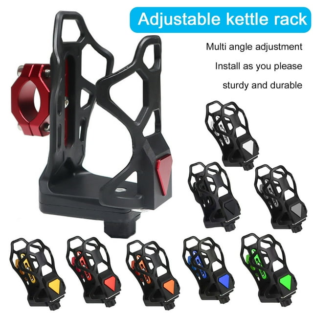 Porte-bouteille d'Eau pour Vélo, Rotation à 360 Degrés, Réglable, Léger, Universel, Support de Boisson pour Moto et Bicyclette, Porte-Gobelet, Étagère de Rangement