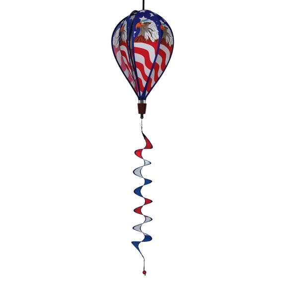 In the Breeze 1048 — Patriot Eagle Hot Air Balloon Wind Spinner