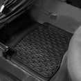 thumbnail image 6 of FH Group Universal Fit Premium Rubber Black Car Floor Mats & Gray Cargo Trunk Liner for SUV, 6 of 8