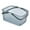 Grey, variant on Hot! Dusknt Bathroom Portable Bath Basket, Shower Caddy Basket Portable Shower Tote Plastic Dorm College Shower Organizer Bucket with Handles Storage Shower Caddy Organizer for Bathroom and Kitchen