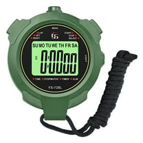 Best-Sports Stopwatch Digital Handheld Sports Stopwatch Night Light e Code Tabl B0B9