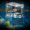thumbnail image 5 of Ludlz Plastic Fish Breeding Isolation Protective Box Tank Aquarium Fry Fish Hatchery, 5 of 7
