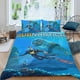 thumbnail image 2 of Subnautica Conjunto de sábanas temático, trío de piezas, cómodo y amigable con la piel, diseño único, regalo de decoración para el hogar para familiares, amigos y fans, 90 cm * 190 cm, 2 of 6