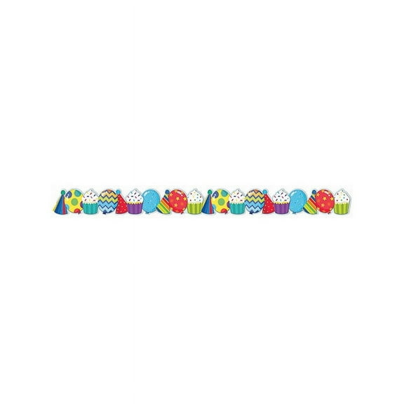 Eureka EU-846341 2.75 x 37 in. Celebrate Extra Wide Deco Trim