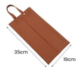 thumbnail image 6 of Tnobhg Faux Leather Tissue Holder Hanging Napkin Box Wear Resistant Waterproof Large Capacity Car Back Seat Headrest Paper Tissue Container, 6 of 8